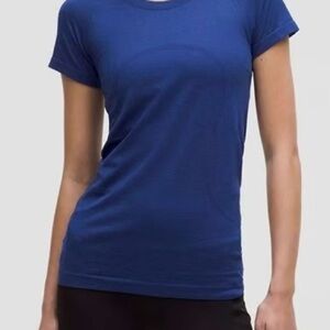 Lululemon Navy Blue Short Sleeve shirt
